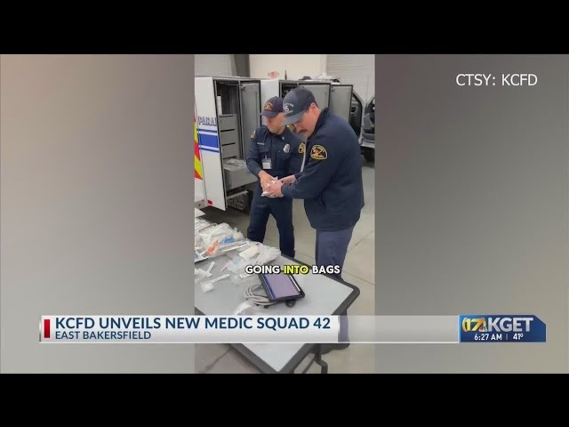 KCFD unveils new medic squad 42 stationed in East Bakersfield