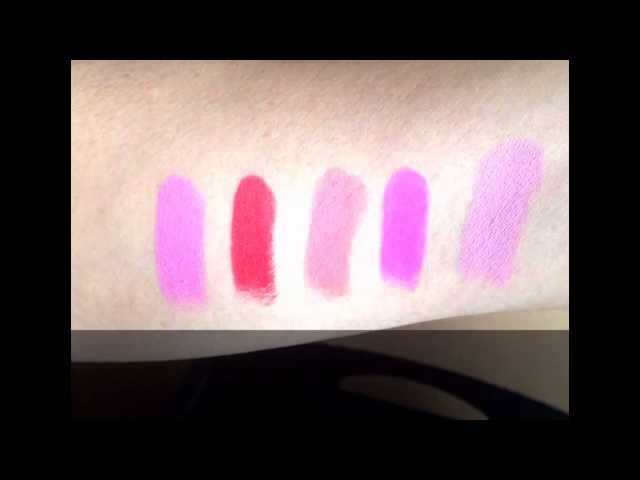 Top 5 mac lipsticks +swatches