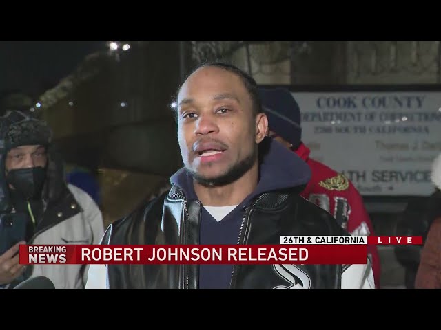 Robert Johnson speaks to reporters after conviction vacated — WGN Evening News