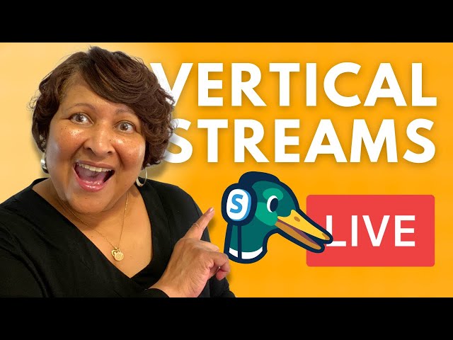 YouTube Vertical Live Stream Setup with Streamyard and Skin Care Tips