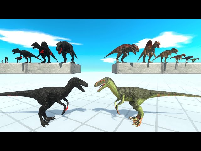 Dark Dino VS Carnivorous Dinosaurs - 1 vs 1 Dinosaur Tournament