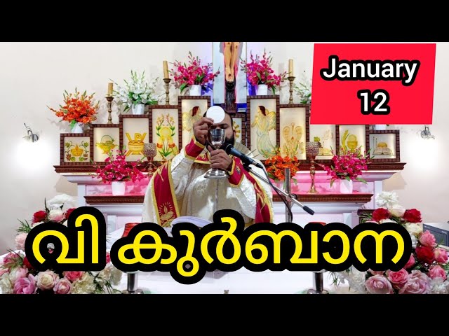 Holy Mass January 12 Sunday Malayalam / 5.30 am #holymass #live #qurbana #frjinu #malayalamholym