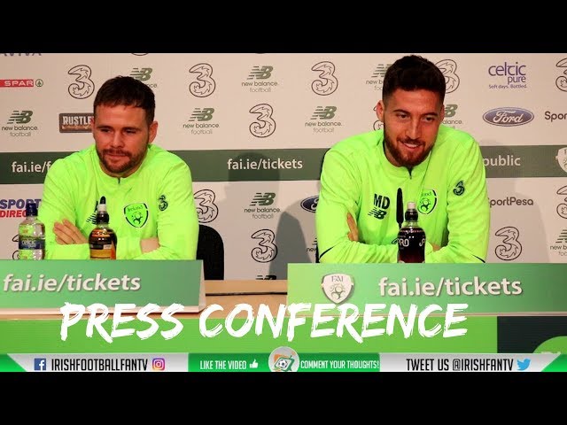 Matt Doherty & Alan Judge | Republic of Ireland vs Gibraltar | Press Conference |