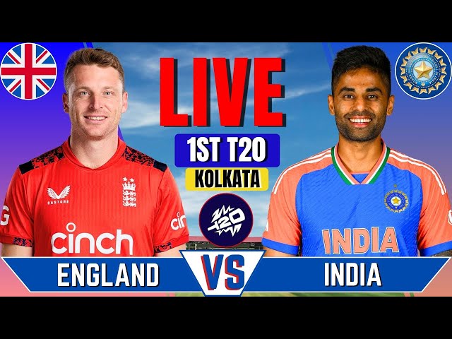 India vs England, 1st T20 | Live Cricket Match | IND vs ENG Live Match Today | IND vs ENG Live