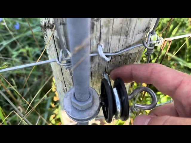 DIY Best Connection for Electrifying Rope Gates