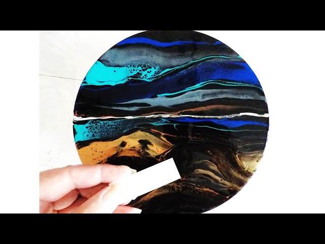 Wow!!! Unbelievable outcome in this Acrylic Pour Art