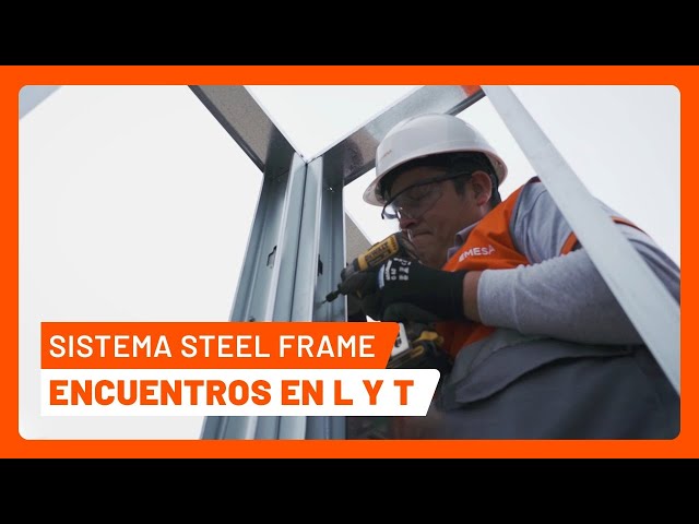 #RetadoresDeAcero 8: "Encuentro en L y T en muros portantes en Steel Frame con TUPEMESA "