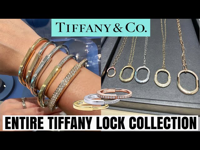 I Try On ALL the Tiffany LOCK Collection | Bracelets, Necklaces, Earrings, Rings