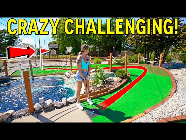 This Mini Golf Course Blew Us Away! - Amazing Designs!