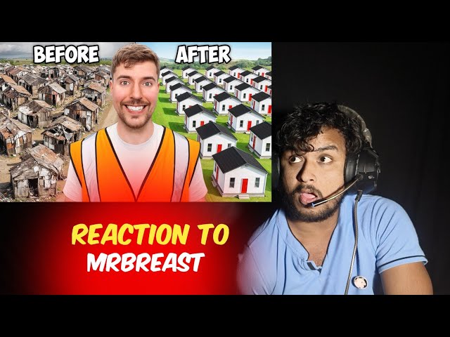 I Built 100 Houses And Gave Them Away! Mr Breast | Reaction Video