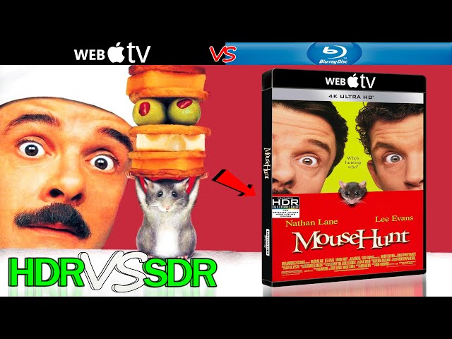 Mouse Hunt 1997 4K UHD HDR WEB iTunes vs 1080p BD SDR 100nits REVIEW#TRUE_DIFFERENCE #WATCH_IN_HDR