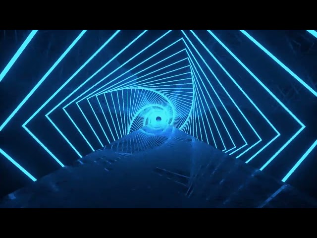 Abstract Background Video 4k Metallic neon Color spiral Tunnel NEON Satisfying Calm Wallpaper