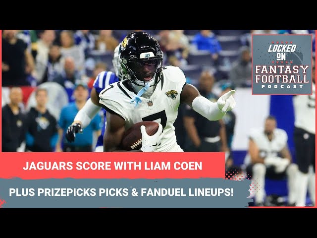 Fantasy football reaction to Jaguars hiring Liam Coen, playoffs PrizePicks picks and FanDuel lineups