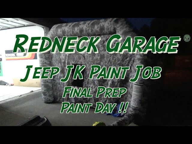 Jeep Wrangler JK Project - PAINT DAY !!!!  - Finally