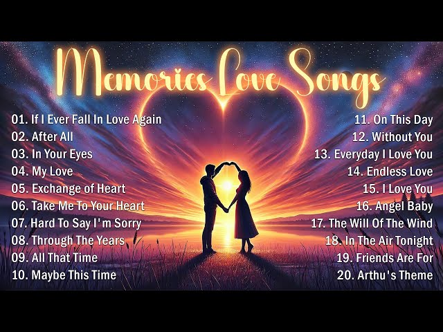 Romantic Love Songs 80's And 90's ❤️💛💚 Love Songs Best Love Songs Of All Time🌼🌷🌹