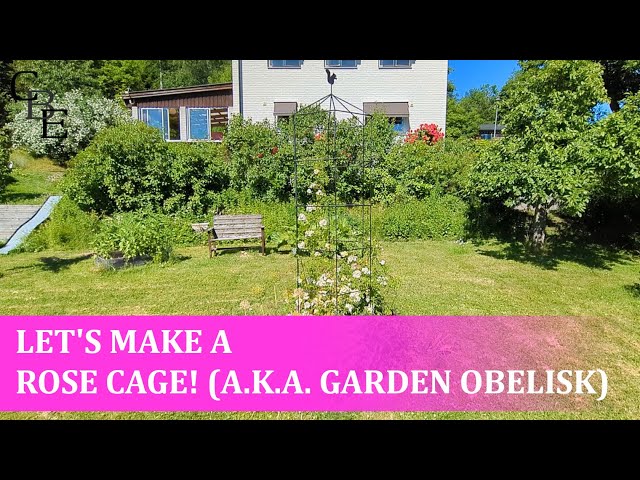 Let's make a Rose Cage! (A.K.A. Garden Obelisk)