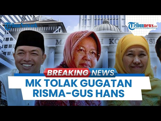 🔴 [POTRAIT] : Putusan Perkara PHPU Gubernur Jatim, MK Tolak Gugatan Risma-Gus Hans