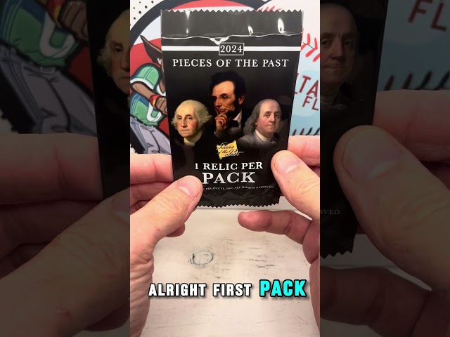 Ripping a 2024 Pieces of the Past Historical One Time Series Card Pack #nonsportcards #packripping