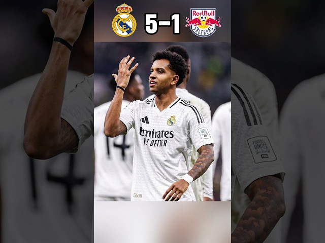 Real Madrid vs RB Salzburg UEFA Champions League 2025 | Match Highlights #youtube #football #shorts