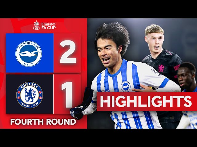 Mitoma Sinks The Blues! | Brighton and Hove Albion 2-1 Chelsea | Emirates FA Cup 2024-25