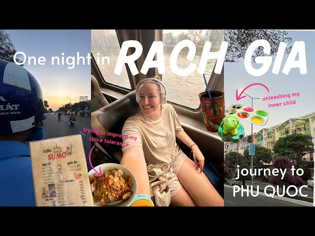 RACH GIA | Ho Chi Minh to Phu Quoc 🇻🇳 First Time Trying Hot Pot & Painting Frogs?! 🐸✨