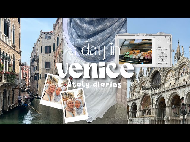 a summer day in venice 🇮🇹 (going to the floating city before it sinks) | malaysian student travel