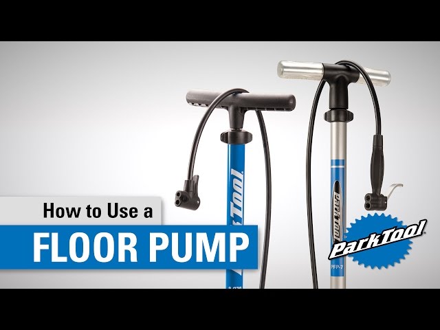 How to use a Park Tool Floor Pump