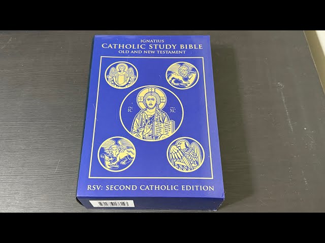 BIBLE UNBOXING: Ignatius Catholic Study Bible Old and New Testaments #unboxing #catholicbible