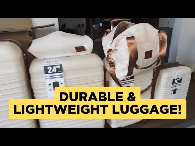 Coolife 6 Piece Luggage Set Review: Durable and Lightweight