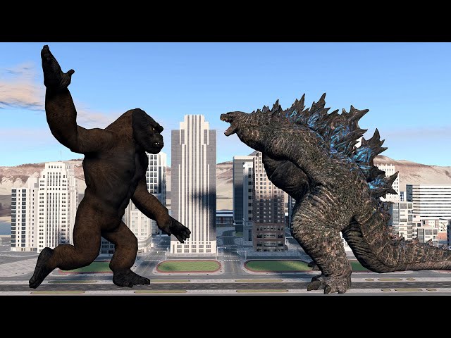 King Kong vs Godzilla #2 - Animation Horror Short Film | King Kong & Godzilla Fighting In Real Life