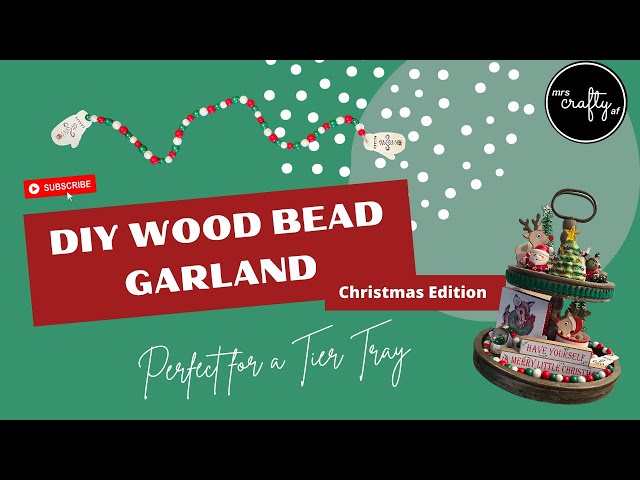 DIY Wood Bead Garland