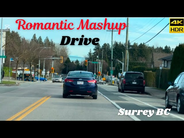 4K] Romantic Mashup Drive | 💕Love mashup | #jatinderdrives #arijitsingh #drivemashup #surrey #toyota