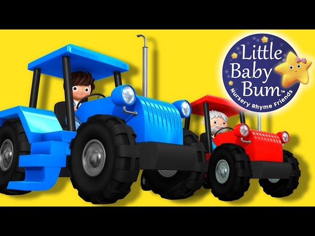 Tractor Song! | Nursery Rhymes for Babies by LittleBabyBum - ABCs and 123s