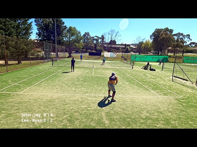 Saturday Social Tennis | John - Jay v Lee - Ryan