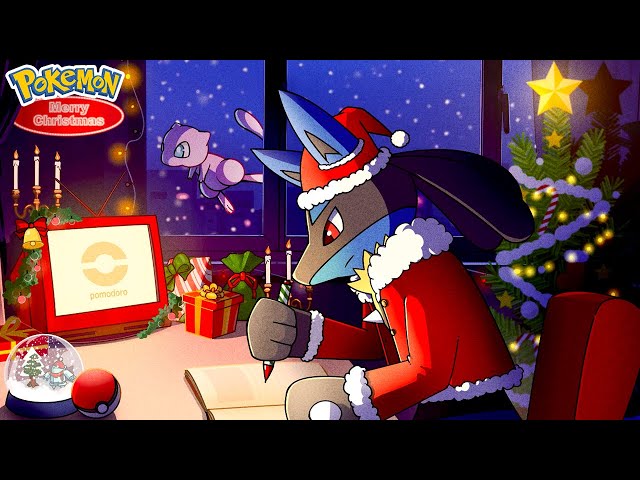 Christmas lofi Pokémon ‐ Study with Lucario