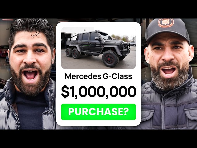 We Spent 1 MILLION DOLLARS On a G Wagon!? | Day in the Life of a LUXURY Car Dealer