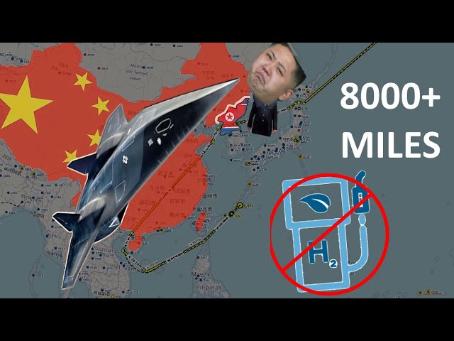 CHINA and NORTH KOREA RECONNAISSANCE | DARKSTAR 8000 Miles Flight