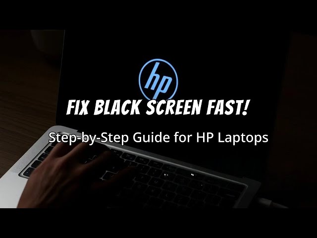 Fix HP Laptop Black Screen Issue While Running | Easy Step-by-Step Guide