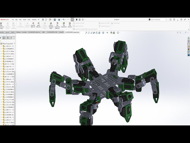 How I built an Arduino Powered Hexapod. Part 1 of 3: Design, Print and Install.