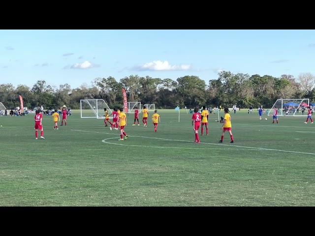 CLW Chargers 09 boys bs Barca Academy Pro 09 boys 01/15/2022  (1-4) second half