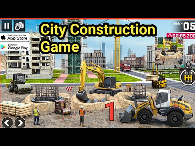 JCB Excavator Simulator Games Game Play (Android ISO