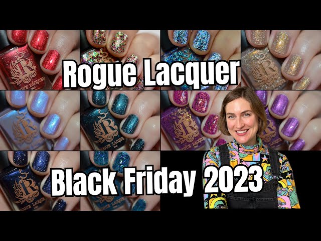 Rogue Lacquer Merry & Bright + After Dark Prisms + Glowy AF Doorbuster + Black Friday GWP Swatches