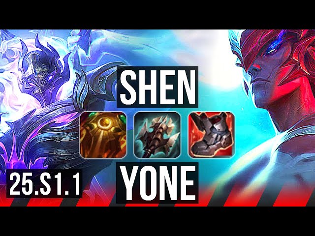 SHEN vs YONE (TOP) | KR Master | 25.S1.1