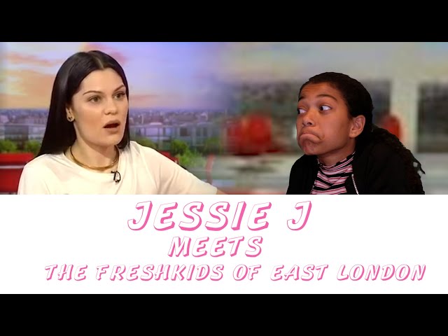 Jessie J gets interviewed by the Fresh Kids