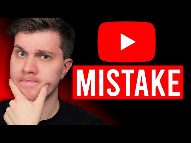 YOUTUBE MISTAKES that DESTROY YOUR GROWTH!