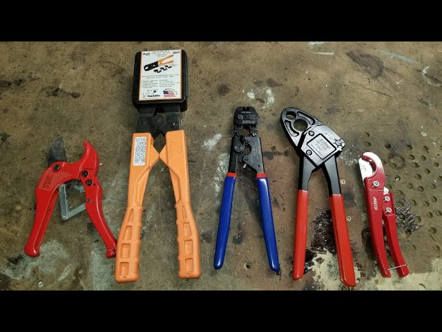 PEX RING CRIMPING TOOLS, FOR TIGHT SPACES