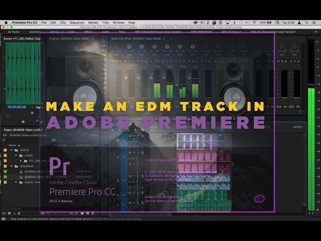 How to make EDM Tracks with Adobe Premiere Pro and Splice.com