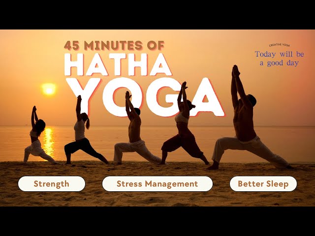 Best Hatha Yoga Class For Everyone has been ever had 🙏 45 Minutes Traditional Hatha Yoga Aasana 🇮🇳🕉️