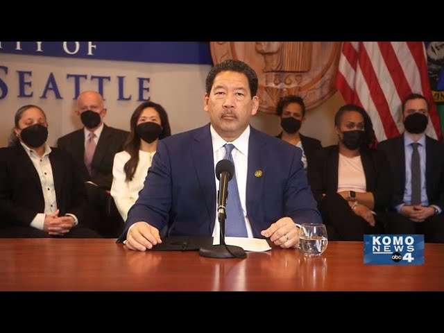 LIVE VIDEO: Seattle Mayor Harrell's plan for homelessness crisis