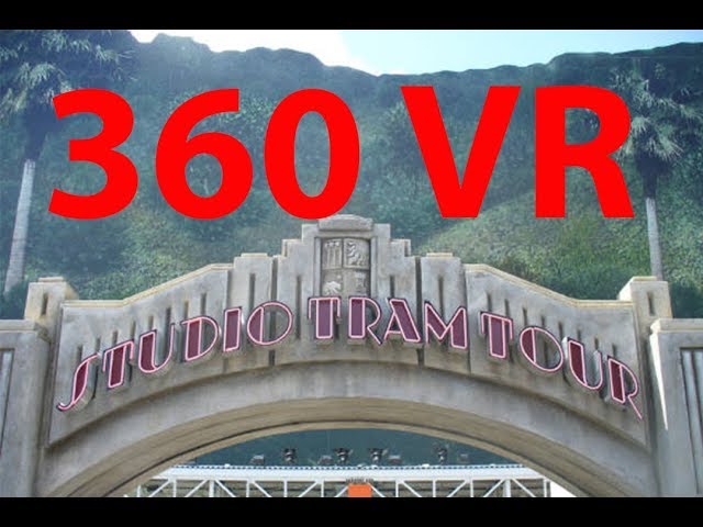 Studio Tram Tour: Behind the Magic at Walt Disney Studios Park in Disneyland Paris in 360 VR